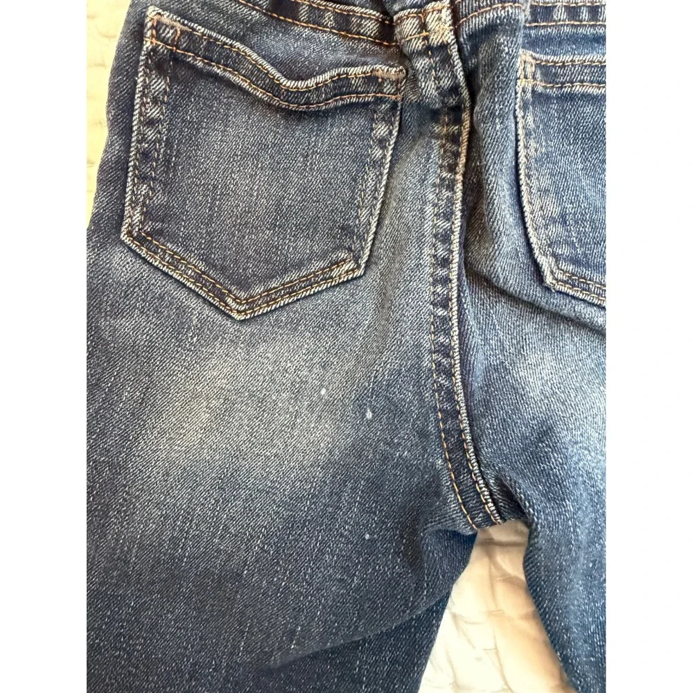 Ralph Lauren Toddler Boys Blue Denim Pull On Jeans 24M Elastic Waist Stretch